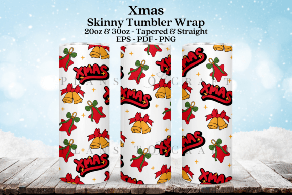 Christmas Tumbler Sublimation Wrap SVG for Graphics and Tumbler Wraps
