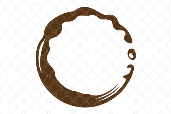 Coffee Stain SVG 019: Graphics for Craft Sellers