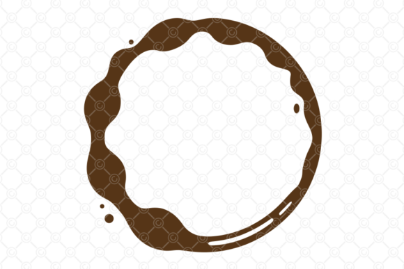 Coffee Stain SVG: Cozy Graphics for Craft & Blog Use