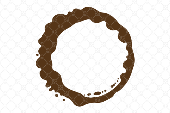 Coffee Stain SVG for Crafts and Graphics