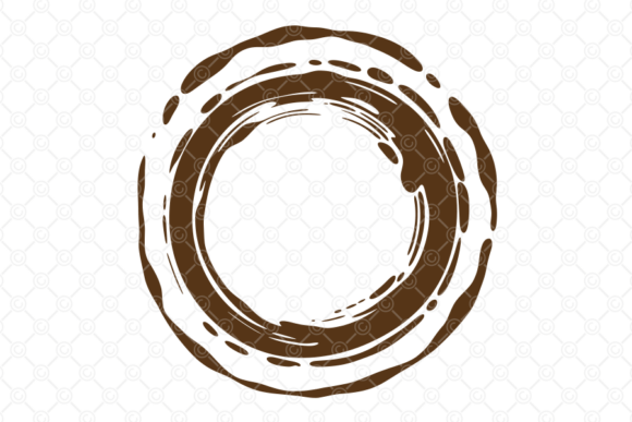Coffee Stain SVG Tea Cup Spill 035 for Graphics & Crafts