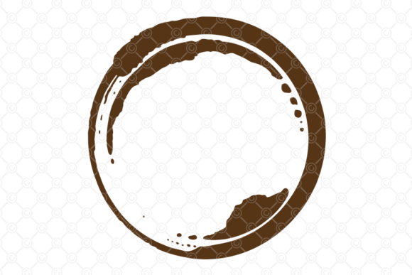 Coffee Stain SVG, Tea Cup Spill Ring 002: A Designer's Review