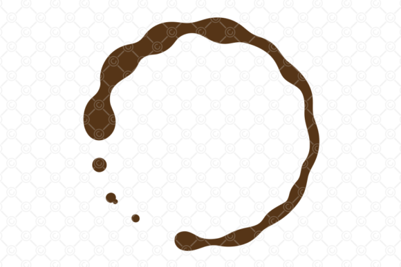 Coffee Stain SVG, Tea Cup Spill Ring 016: Graphics & Crafts Review