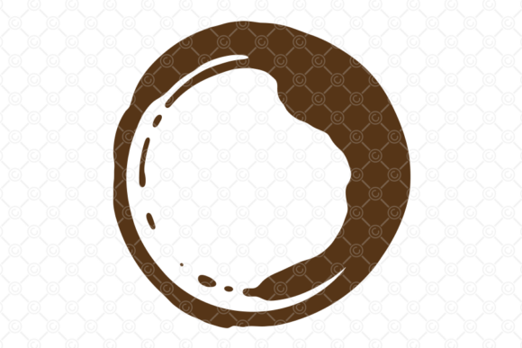 Coffee Stain SVG Tea Cup Spill Ring 017 for Crafts & Graphics
