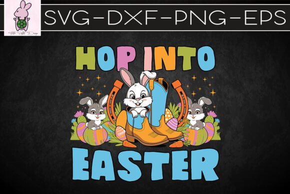 Hop into Easter Hip Hop Happy Bunny SVG: Graphics & Crafts