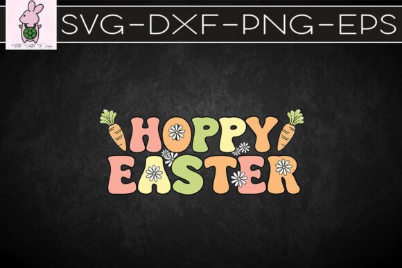 Hoppy Easter Boho Floral Easter SVG for Crafts & Graphics