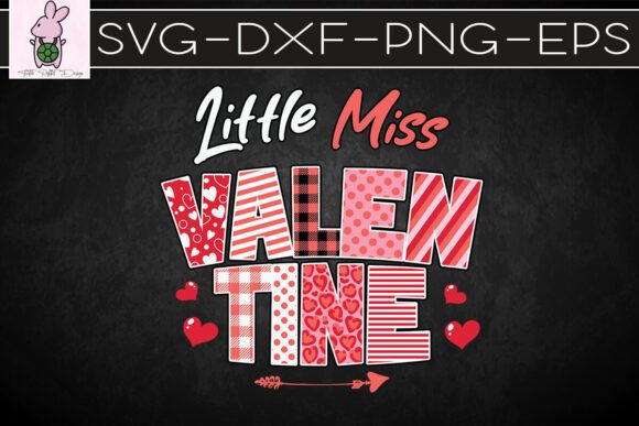 Little Miss Valentine Graphics for Crafts & Selling