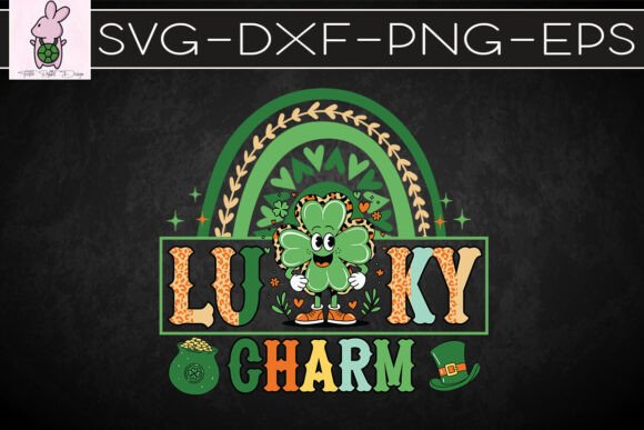 Lucky Charm Retro SVG for Crafts & Graphics
