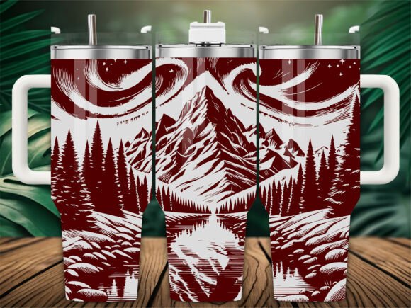Mountain Lights Tumbler Graphics & Wraps Review
